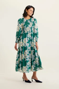 Alessandra Reagan Dress Lulu - Forest