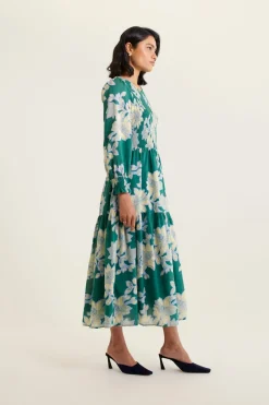 Alessandra Reagan Dress Lulu - Forest