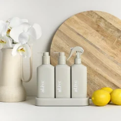 al.ive Premium Bench Trio (Dish/Wash/Bench) - Lemon & Pomegranate + Watermelon & Lime (Grey)