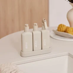 al.ive Premium Bench Trio (Dish/Wash/Bench) - Lemon & Pomegranate + Watermelon & Lime (Grey)