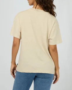 All About Eve Adriatic Box Tee - Natural