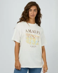 All About Eve Amalfi Relaxed Tee - Vintage White