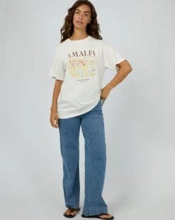 All About Eve Amalfi Relaxed Tee - Vintage White