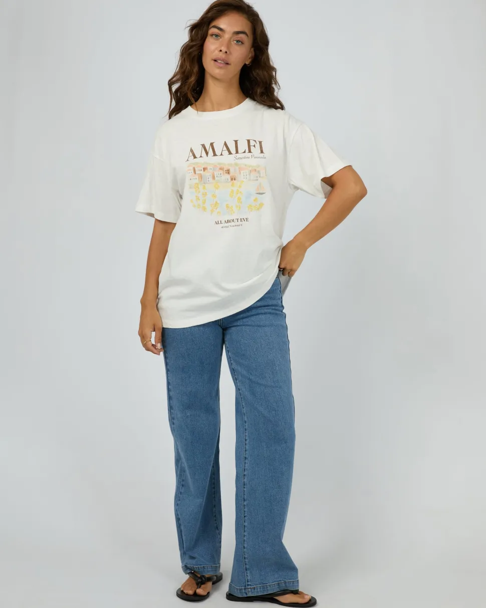 All About Eve Amalfi Relaxed Tee - Vintage White