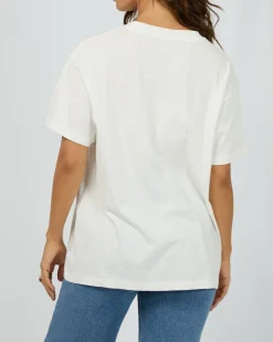All About Eve Amalfi Relaxed Tee - Vintage White