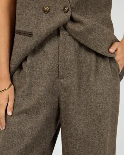 All About Eve Elodie Pant- Brown
