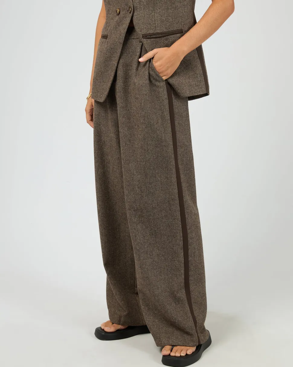 All About Eve Elodie Pant- Brown