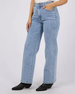 All About Eve Jacqui Wide Leg Jean - Light Blue