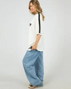All About Eve Kings Oversized Tee - White