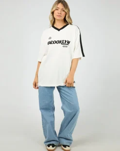 All About Eve Kings Oversized Tee - White