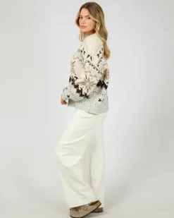 All About Eve Marina Knit Crew - Multi