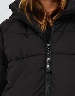 All About Eve Remi Luxe Midi Puffer - Black