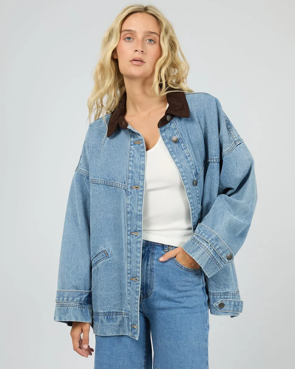 All About Eve Tommy Jacket - Light Blue