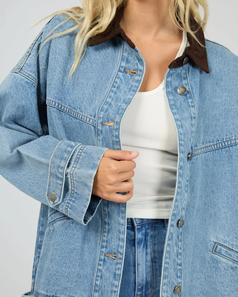 All About Eve Tommy Jacket - Light Blue
