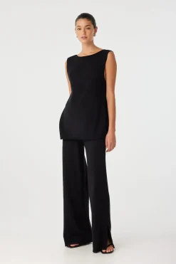 ARCAA Poppy Longline Top - Black