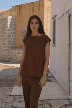 ARCAA Poppy Tie Side Top - Clay