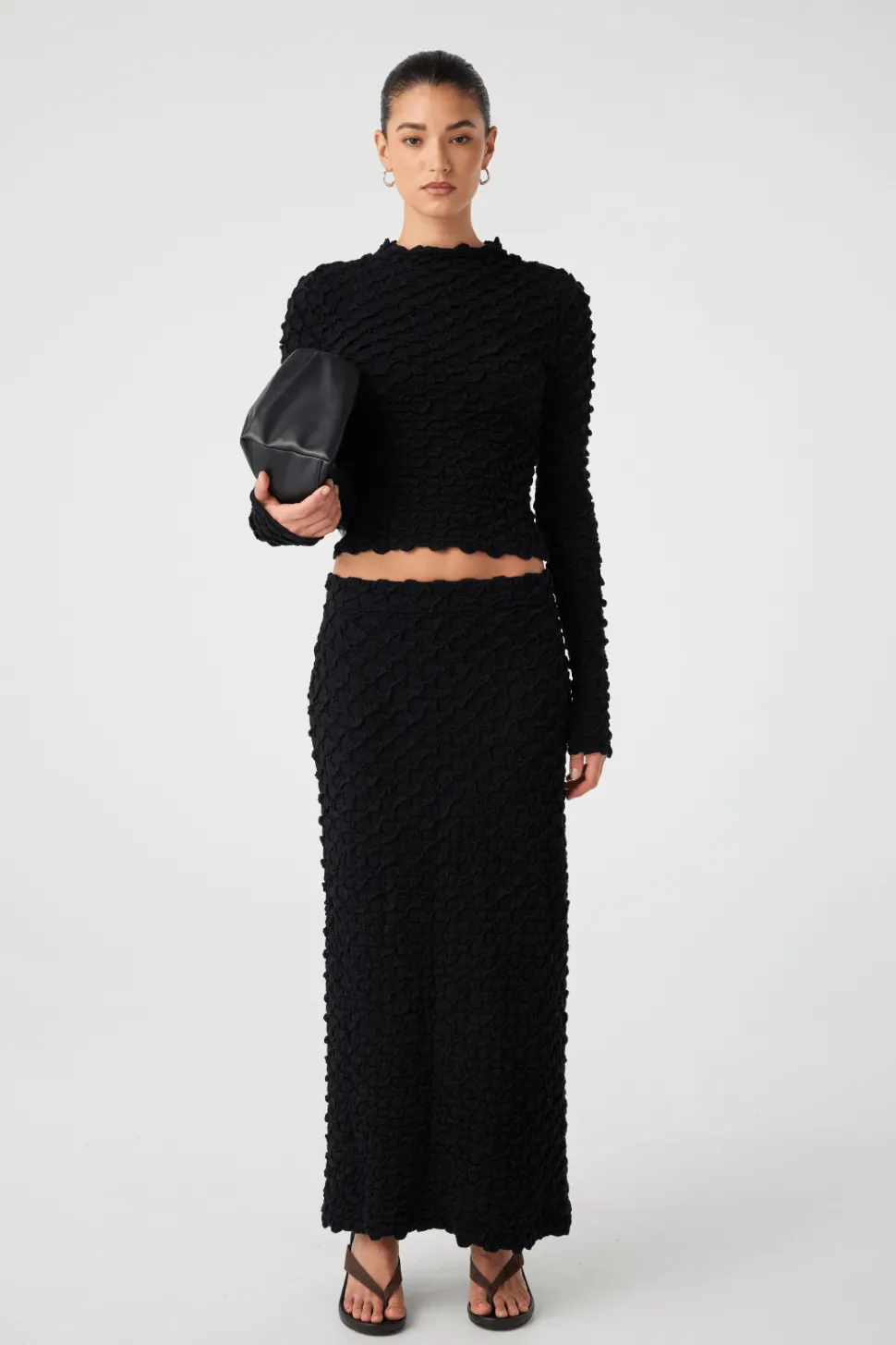 ARCAA Suvi High Neck Top - Black
