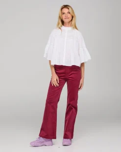 Boom Shankar Haru Shirt Embroidered- White