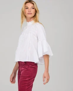 Boom Shankar Haru Shirt Embroidered- White