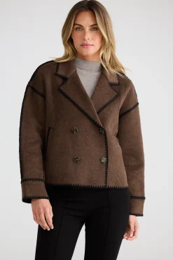 Brave & True Briony Jacket - Chocolate
