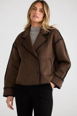 Brave & True Briony Jacket - Chocolate