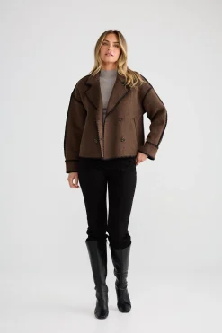 Brave & True Briony Jacket - Chocolate