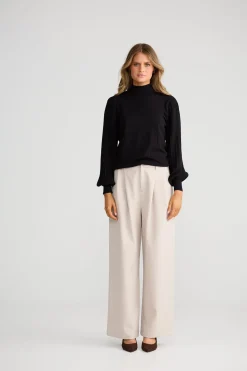 Brave & True Briony Knit Top - Black