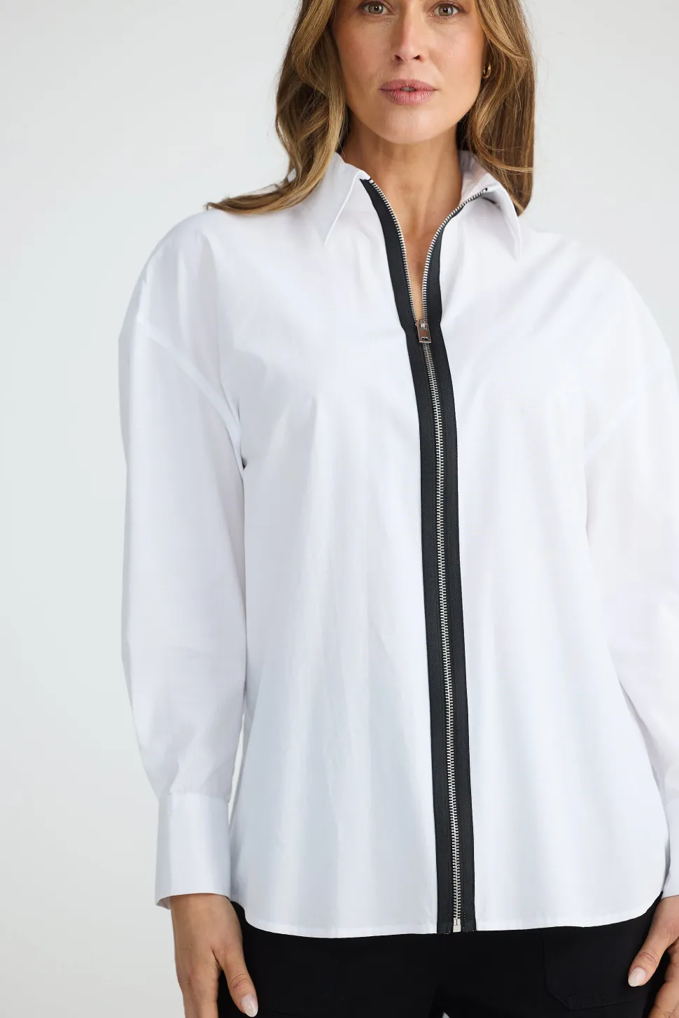 Brave & True Copenhagen Shirt - White with Black