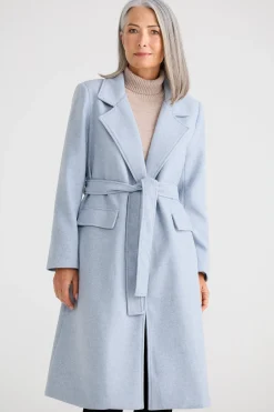 Brave & True Julianne Coat - Steel Blue