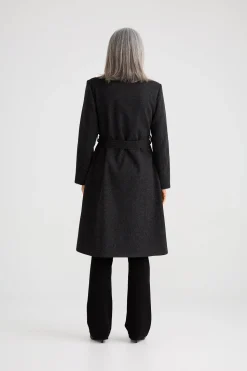 Brave & True Julianne Coat - Charcoal