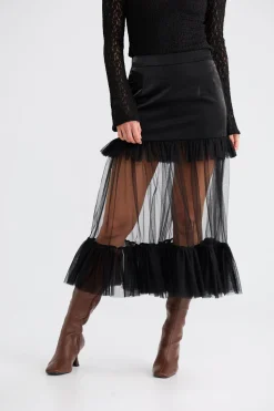 Brave & True Lola Skirt - Black