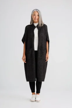 Brave & True Phoenix Knit Cardi - Charcoal