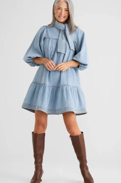 Brave & True Zelda Dress - Vintage Mid Wash