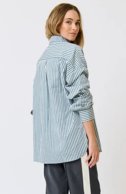 Cartel & Willow Adalyn Shirt - Alpine Mist