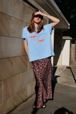 Cartel & Willow Self Love Club - Vintage Wash Cornflour Blue/Red