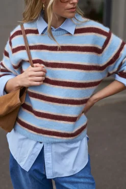 Ceres Life Bonnie Lofty Knit - Blue Stripe