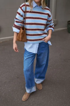 Ceres Life Bonnie Lofty Knit - Blue Stripe