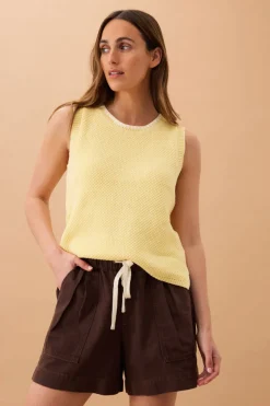 Ceres Life Darcy Relaxed Everyday Short - Chocolate