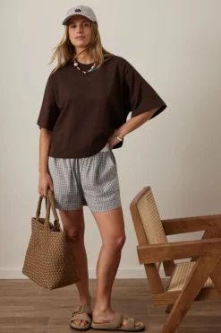 Ceres Life Phoebe Premium Tee - Chocolate