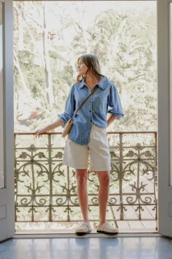 Ceres Life Savannah Denim Shirt - Vintage Blue