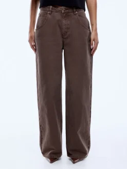 Ena Pelly Leesa Denim Jean - Washed Mocha