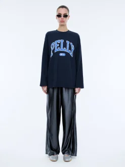 Ena Pelly Long Sleeve Pelly Tee - Ink