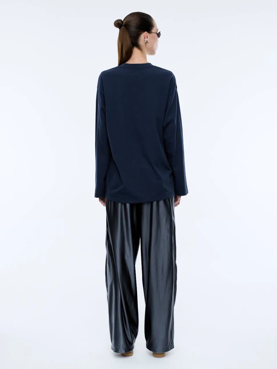 Ena Pelly Long Sleeve Pelly Tee - Ink