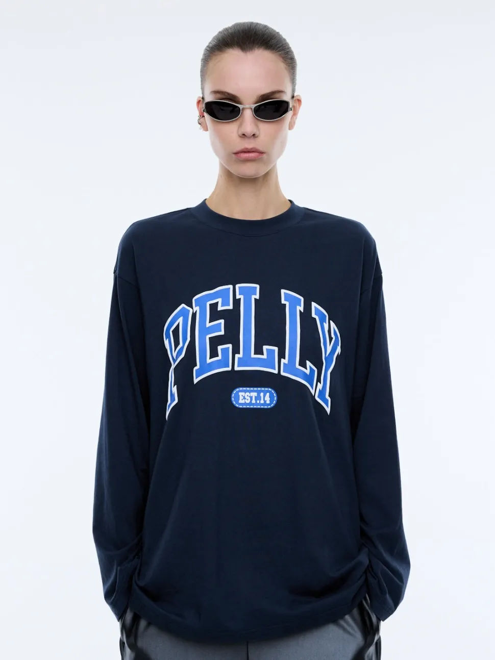 Ena Pelly Long Sleeve Pelly Tee - Ink