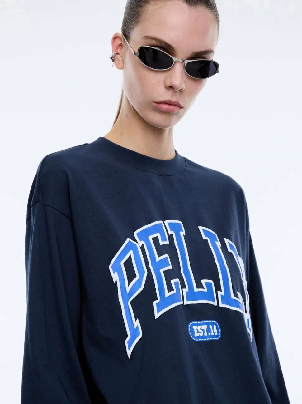 Ena Pelly Long Sleeve Pelly Tee - Ink