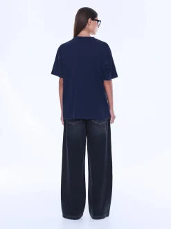 Ena Pelly Sophia Relaxed Tee - Washed Ink/Pelly Studios