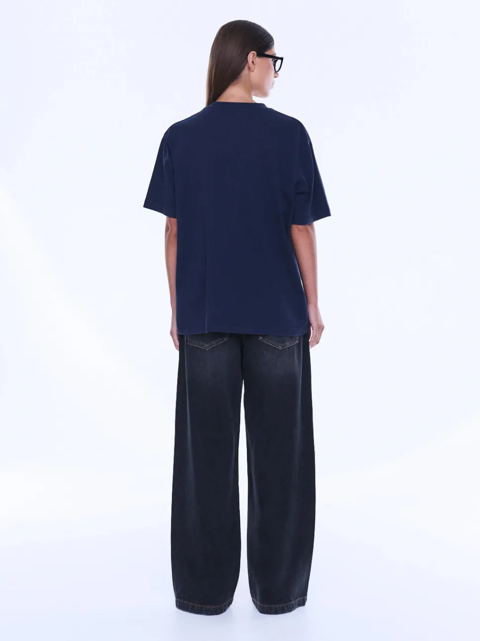 Ena Pelly Sophia Relaxed Tee - Washed Ink/Pelly Studios
