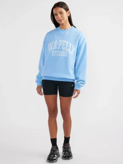 Ena Pelly Vintage Sport Sweatshirt - Cornflower Blue