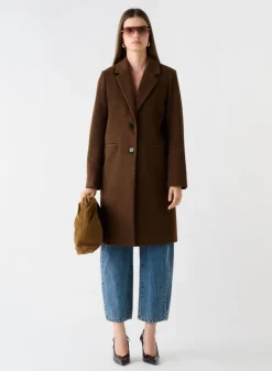 Esmaee Nomad Coat - Chocolate