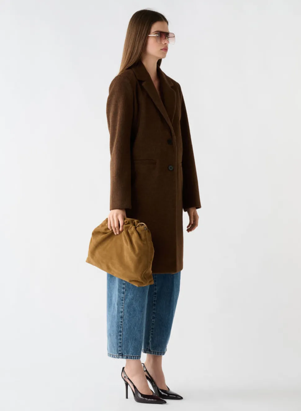 Esmaee Nomad Coat - Chocolate